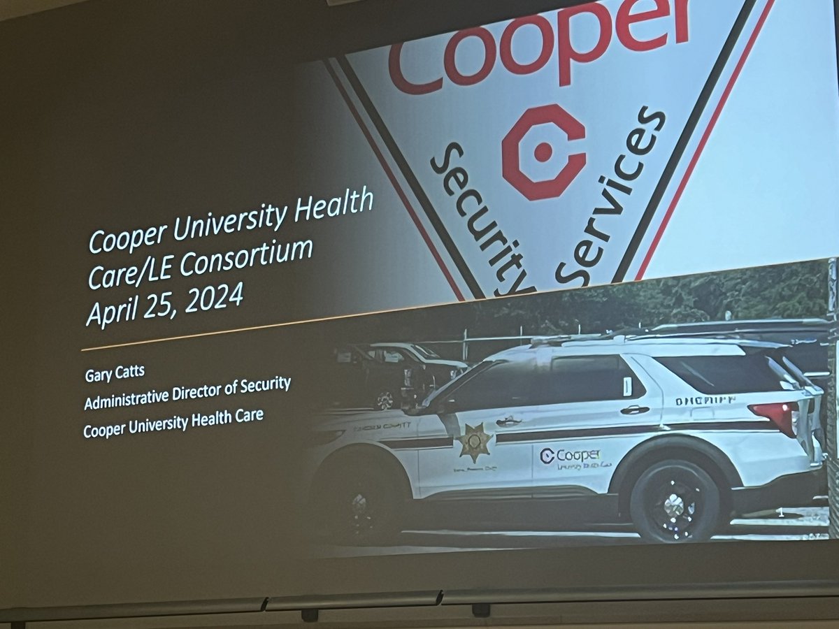 #GTPD command staff attend the @CooperHealthNJ Law Enforcement Consortium in Camden, NJ to collaborate with local #leadership and improve our #partnerships.