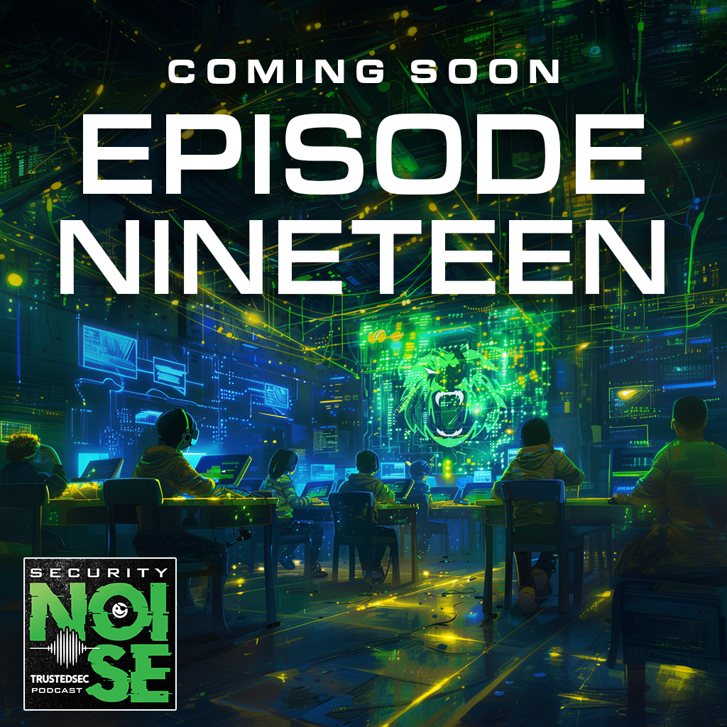 The new episode of Security Noise is coming your way tomorrow! This week, we continue our InfoSec career discussion with @HackingDave. We discuss the details of the recently launched cybersecurity education program at Bedford High School. Listen wherever you get your podcasts!