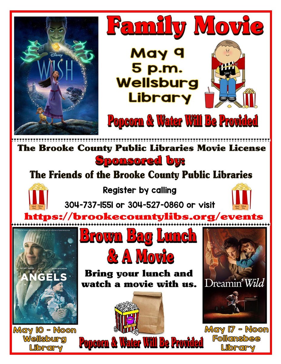 BrookePublic's tweet photo. May 2024 Newsletter
To register for programs online, visit https://t.co/4Geu9AeZ23
To see what you can do &/or access with your library card from the comforts of your home, visit https://t.co/e3B4A7VGVq
#WVLibraryProgramsRock
#SaveTheDates
#LibrariesRock
#ebooklove
1/5 https://t.co/8F8RyrJTpq