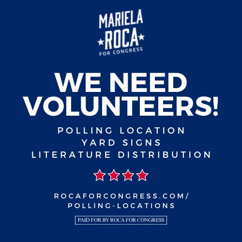 🎉 Hey there, Team Roca supporters! 🌟 Are you pumped to be part of something big and flip MD-06 for Republicans this November? We’re gearing up for Election Day on May 14th and we need your awesome energy to help out! 

Want to join us in spreading the word by putting up yard…