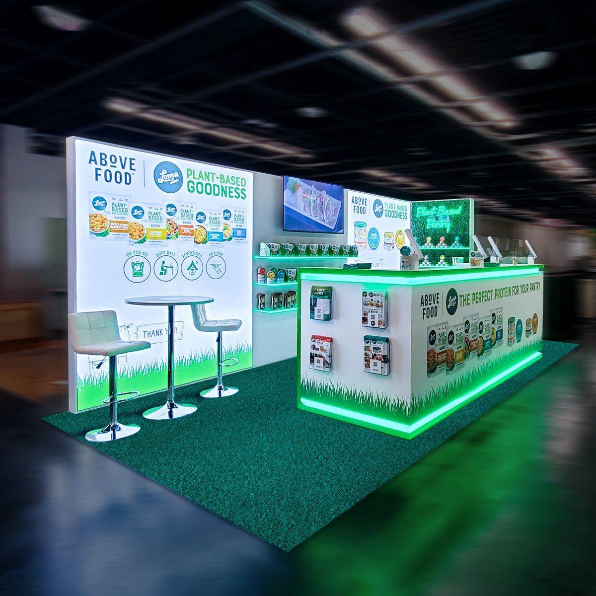 IMIExhibits's tweet photo. Our 10' x 20' booth for Atlantic Natural Foods!🌟

This booth features eye-catching LED lighting along with lightboxes that truly stand out in the crowd.

Thank you Atlantic Natural Foods for trusting us to help represent your brand! 👏

#tradeshow #marketing #booth #design https://t.co/Qj63RyS02l
