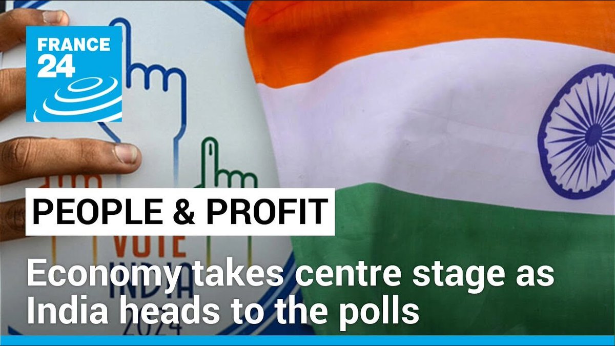 ▶️ Economy takes centre stage as India heads to the polls f24.my/AHk7.x