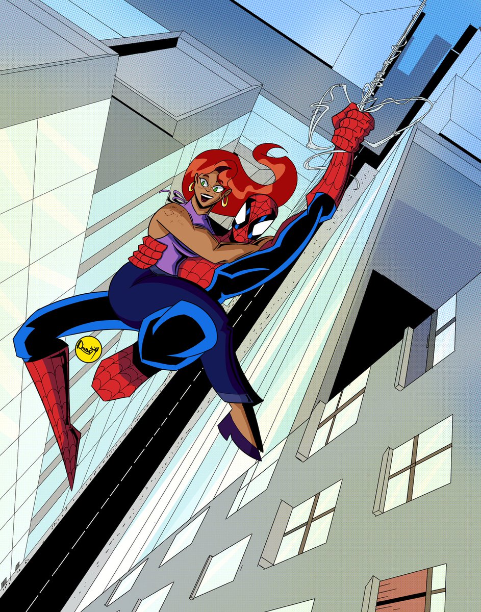 Nothing like an early morning swing!

#spiderman #maryjane #marvel #comicbooks
