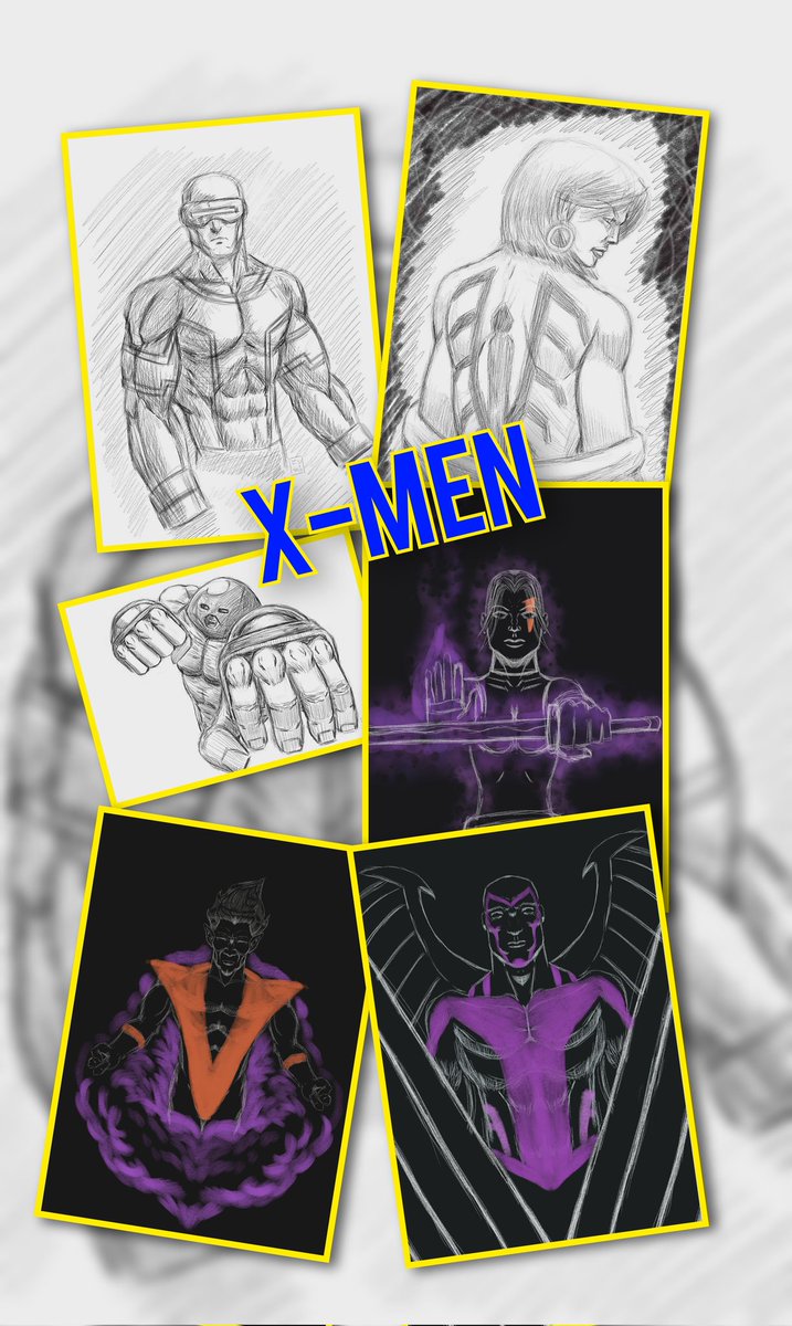 Marvel's X-Men #marvel #xmen #xmen97 #stanlee #jackkirby #fanart #digitalart #portrait #clipstudiopaint #huiontablet