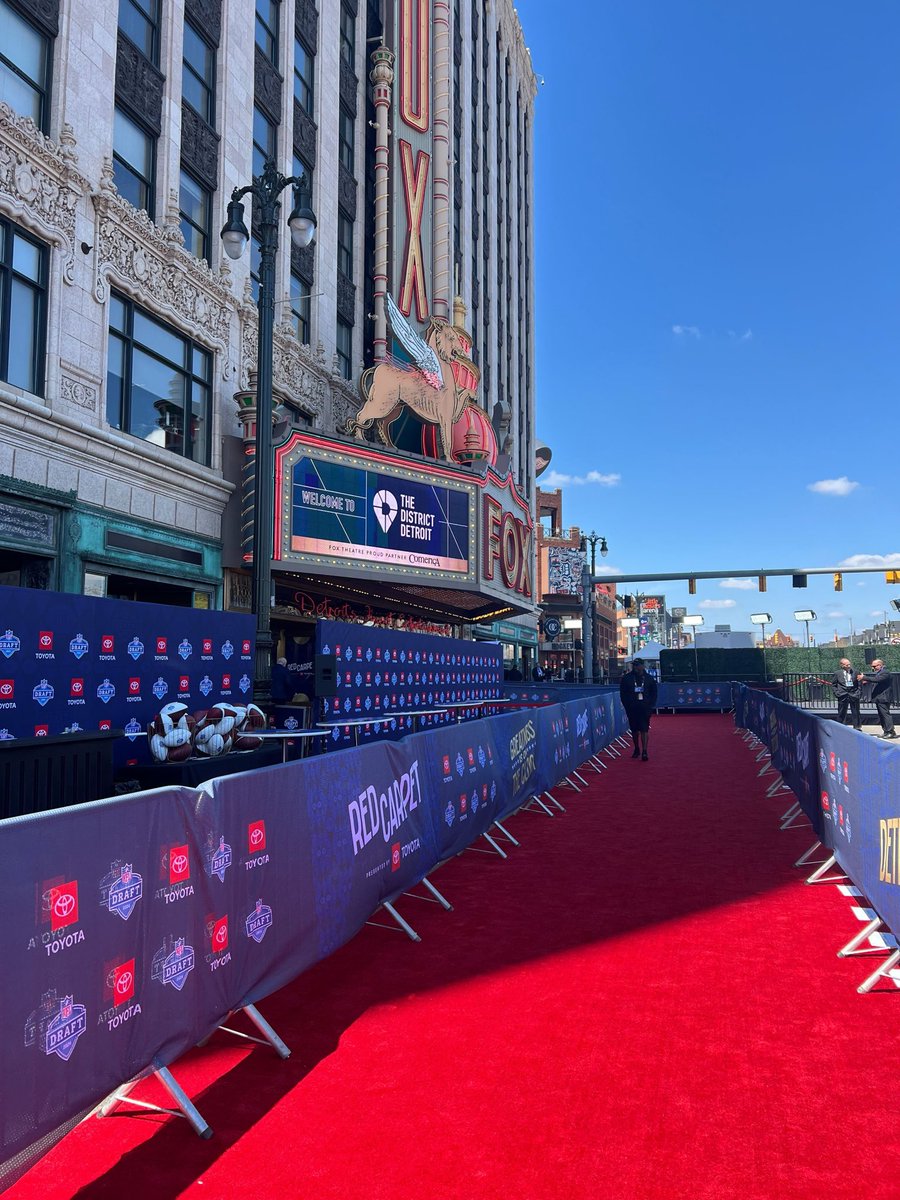 Red Carpet Ready ✨ 📺: 2024 #NFLDraft — Starts tonight 8pm ET on NFL Network/ESPN/ABC 📱: Also streaming on #NFLPlus