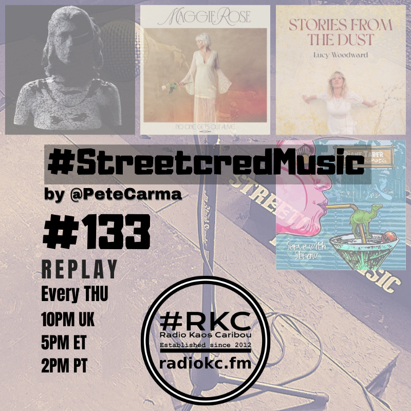 Coming up on #🆁🅺🅲 in @Petecarma's #StreetcredMusic ▂▂▂▂▂▂▂▂▂▂▂▂▂▂ EP #133 │ 2024 #REPLAY ▂▂▂▂▂▂▂▂▂▂▂▂▂▂ @deathbypianonyc │ @Iammaggierose │ @lucywoodward │ Diane Taber & Sunspots 🆃🆄🅽🅴 📻 radiokc.fm