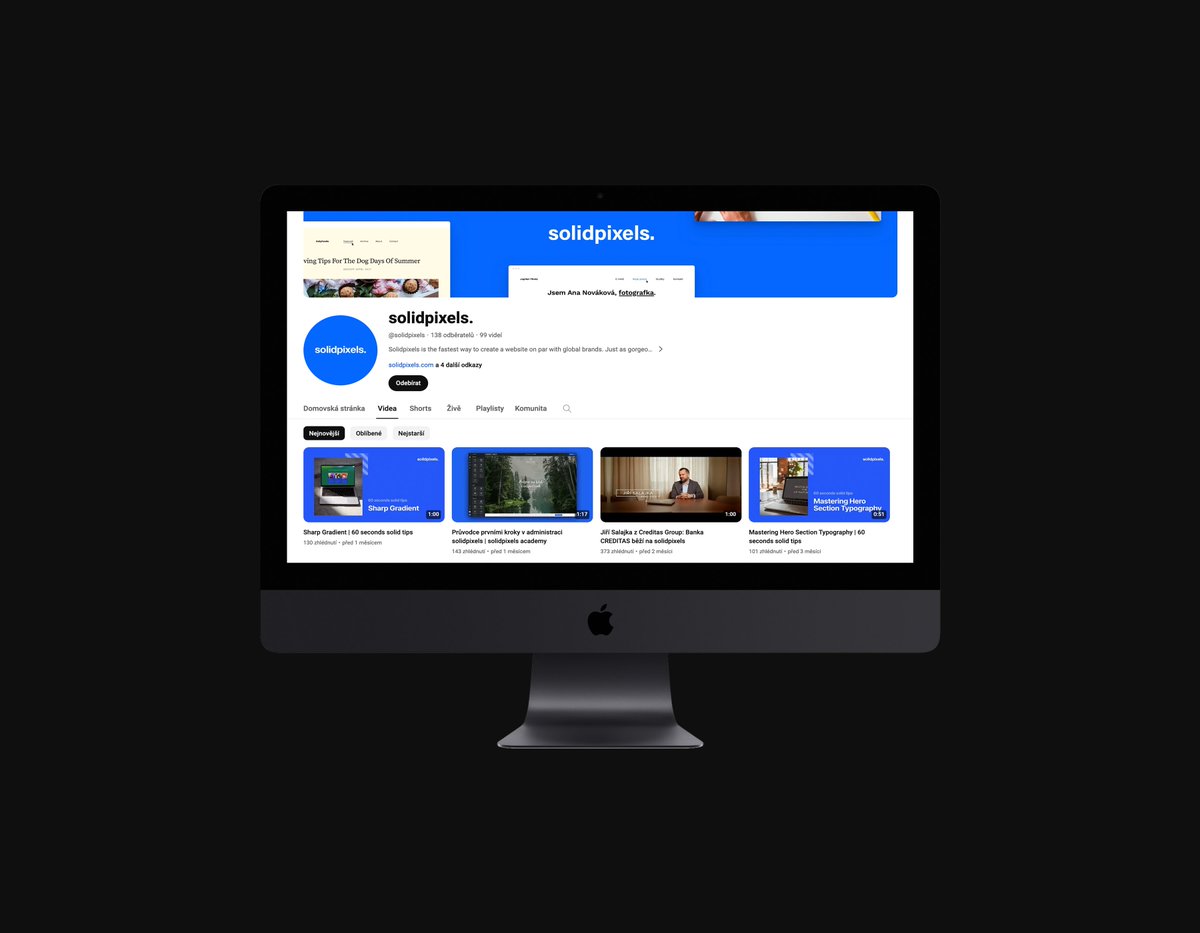 Did you know that we have a totally fabulous YouTube channel? 👀You didn’t? Then now’s a great opportunity to go check it out, give us a follow and get a regular serving of solid tips and tricks that way 👉🏻youtube.com/@solidpixels