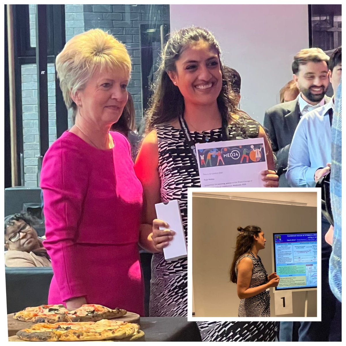 DrArpan100's tweet image. Proud of Puja for winning the prestigious Royal College of Physicians Presentation Prize today in London for her ongoing mechanistic research on motor neuron disease. Keep up the great work!
@RCPhysicians #RCPMed24 #ALS #MND #PhD