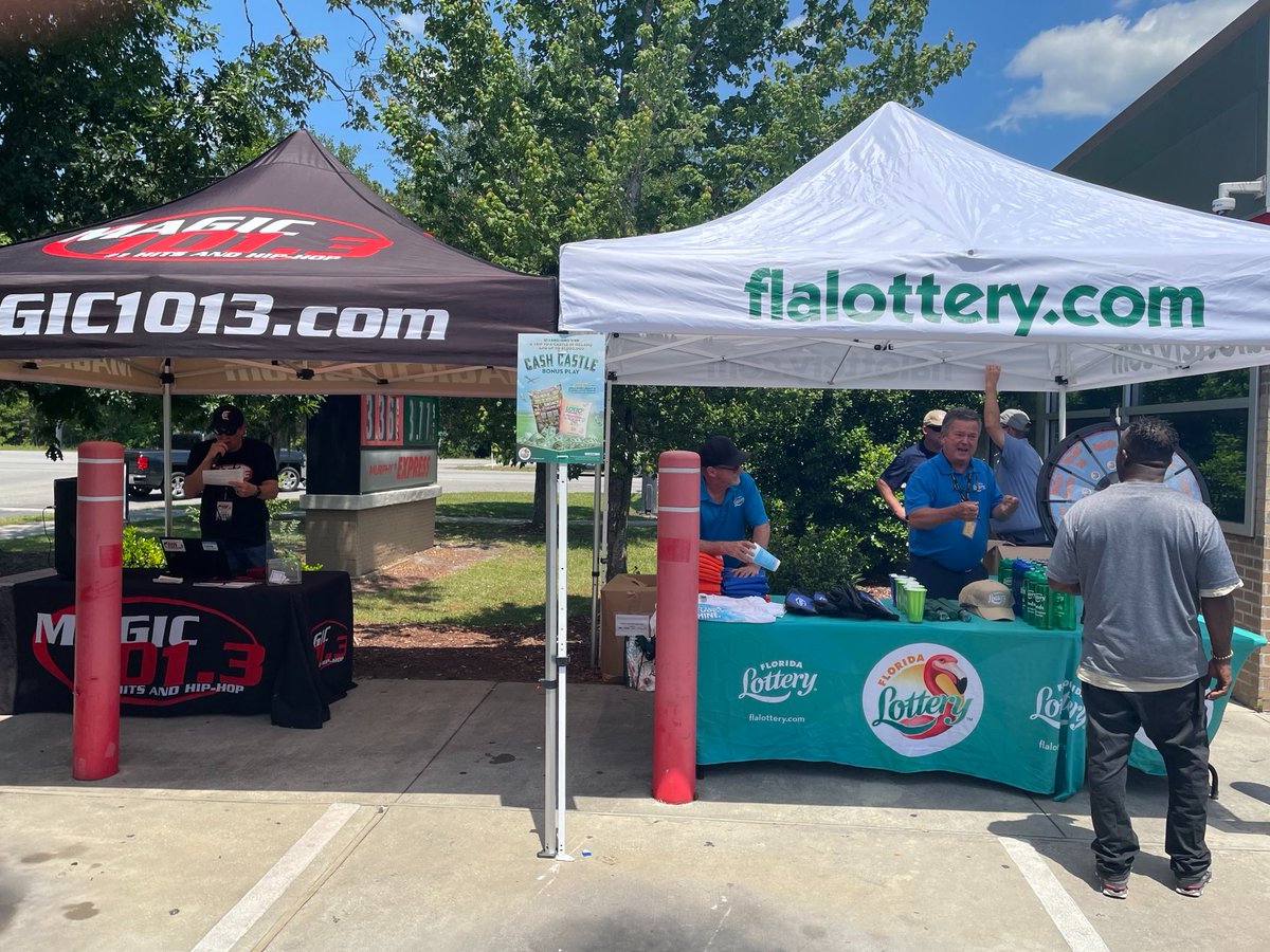 The Spin to Win event with Magic 101.3 in Gainesville is happening NOW! 📍6360 NW 13th St., Gainesville, FL Come out and learn about the Cash Castle Bonus Play promotion! #FloridaLottery @Magic1013FM @MurphyUSA