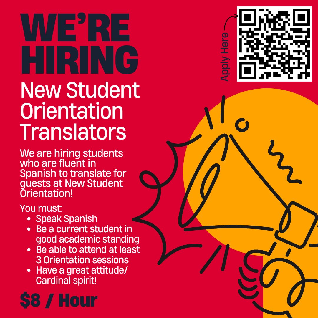 Summer job opportunity!! Our goal is to have 2-3 translators per session!

This is a great way to help new LU families and make a little money this summer!

Applications close on May 15th!!