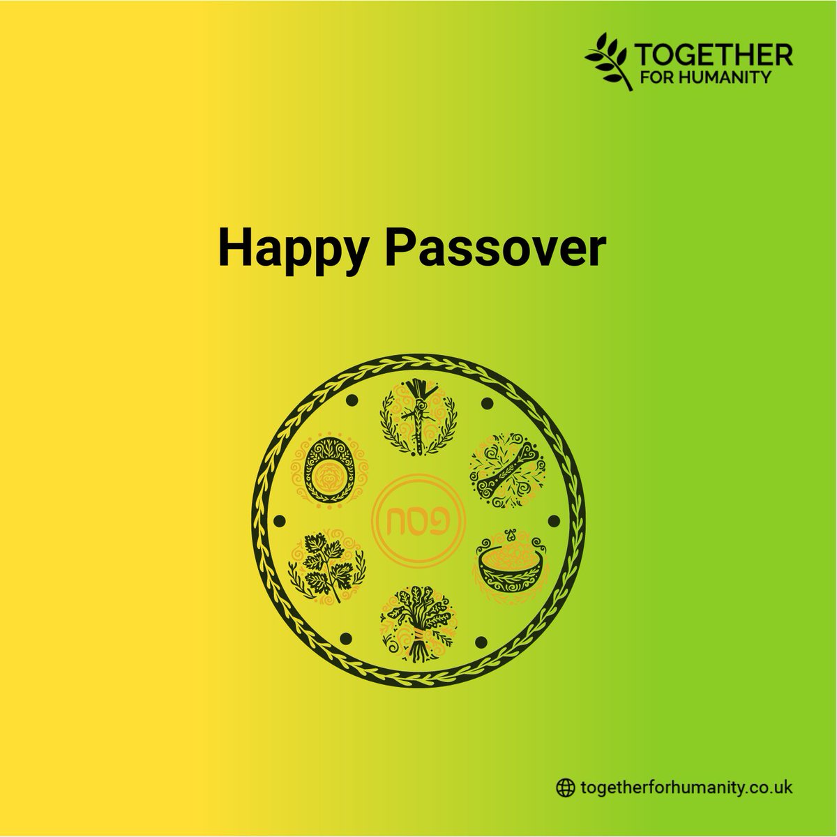 From all of us, Chag Pesach Sameach to Jewish communities all around the UK.

Let us remember to be kind, joyous and courageous. 

 #Passover2024 #Passover #Together4Humanity