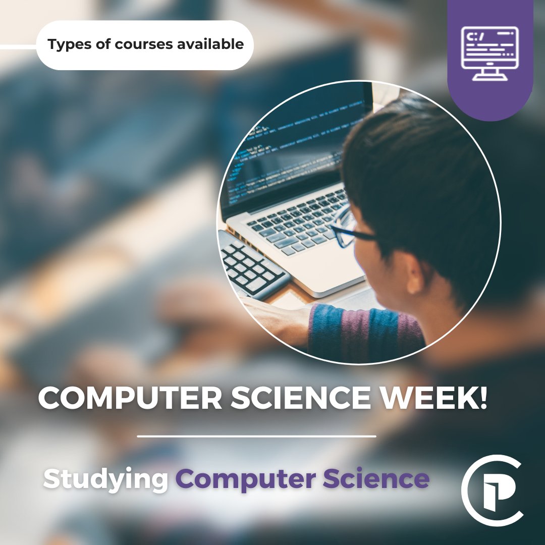 🖥️ Celebrating Computer Science week! Interested in studying computers? We've got a round up of courses to suit - both PLC and CAO college courses: ow.ly/fmFm50RnXeg #computerscienceweek2024 #studycomputerscience