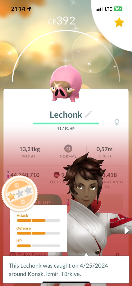 I Caught a Shiny Lechonk‼️ ✨✨✨
#ShinyPokemon #ShinyCheck   #PokemonGO #ポケモンGO #色違い #色違いポケモン