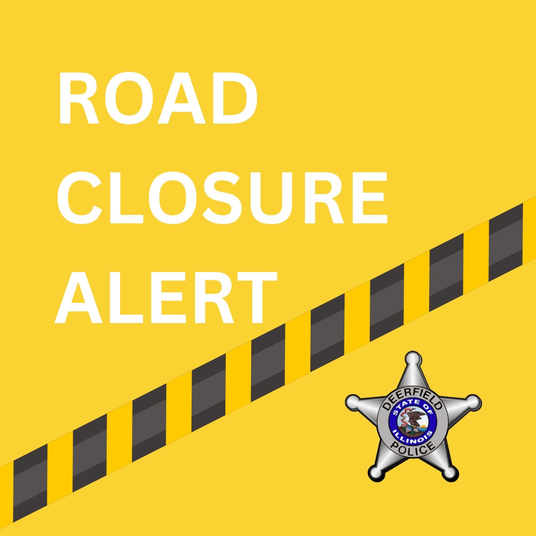 Deerfield Rd is shut down eastbound and westbound between Park Ave and Chestnut St due to a truck hitting the viaduct. Please use alternate routes at this time.