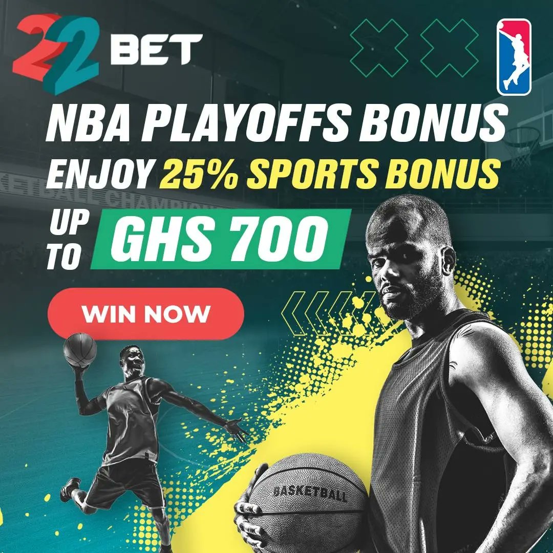 ❗️25% NBA PLAYOFFS BONUS FOR GRABS ❗️ Orlando Magic 🆚 CAVS 🏟 : Amway Center 🚨 Enjoy 25% NBA Playoffs Bonus via this link: 22bet.com.gh/promotions/nba… or download our app here: 22bet.com.gh/mobile-app to win BIG. #22betghana #Switchto22bet #bestodds #NBAPlayoffs