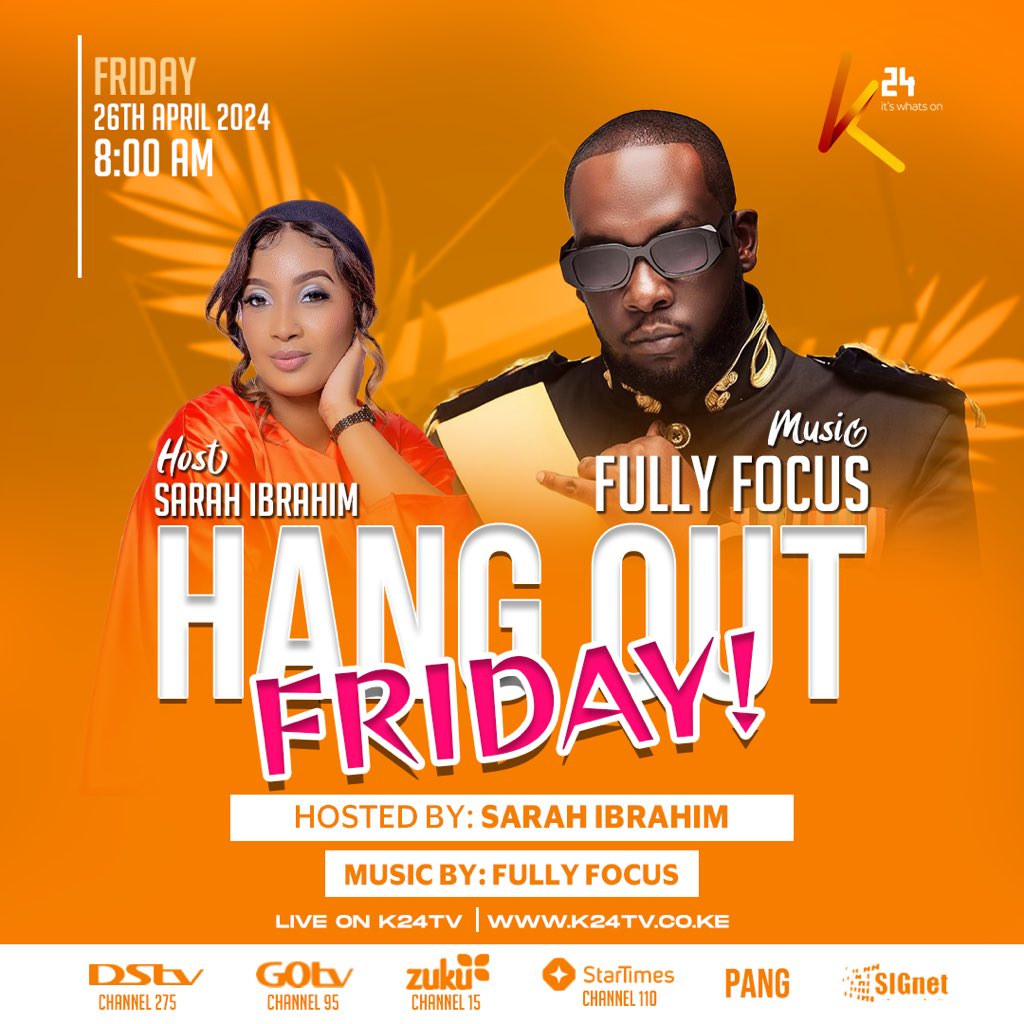 Let’s hangout with @fulllyFocus tomorrow morning on #HangOutFriday @sarahibrahim254