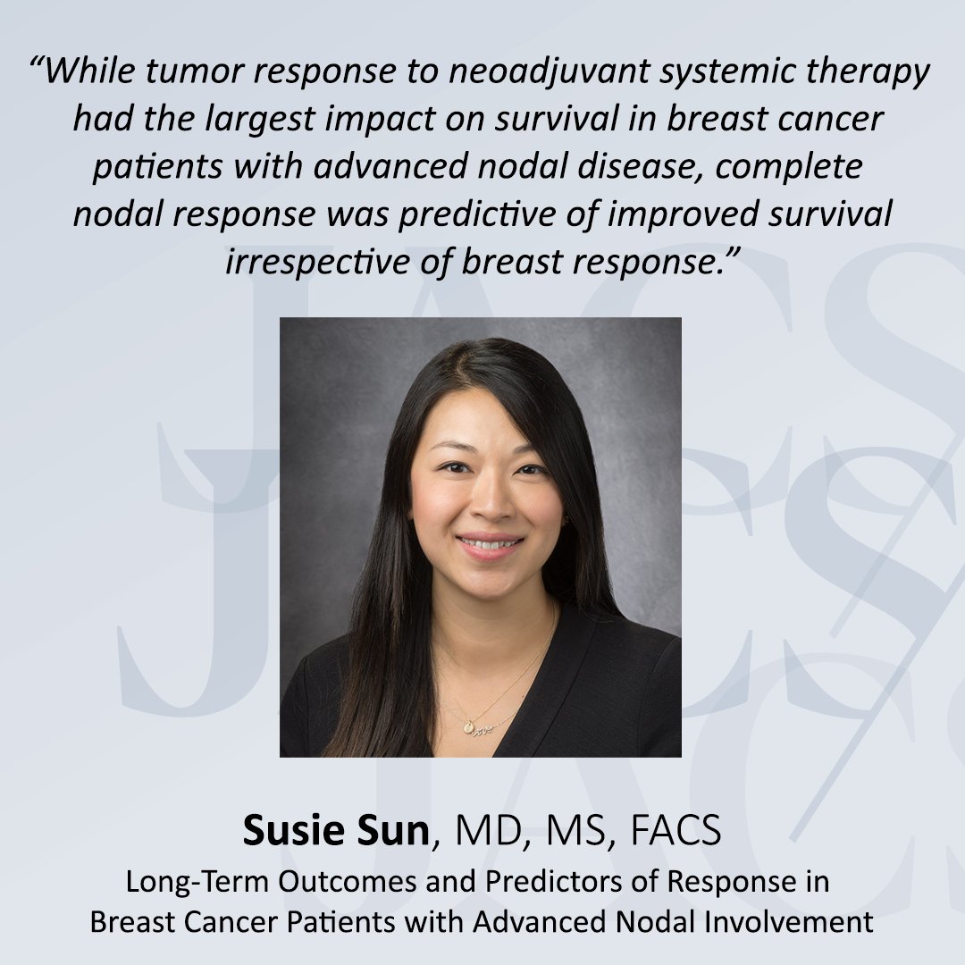 Check out this trending #HotJACS article! 🔥Long-Term Outcomes and Predictors of Response in Breast Cancer Patients with Advanced Nodal Involvement journals.lww.com/journalacs/ful…