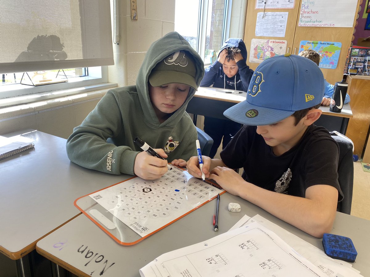 Had the privilege to watch these junior students work out math problems in teams.  Great collaboration, R5A!