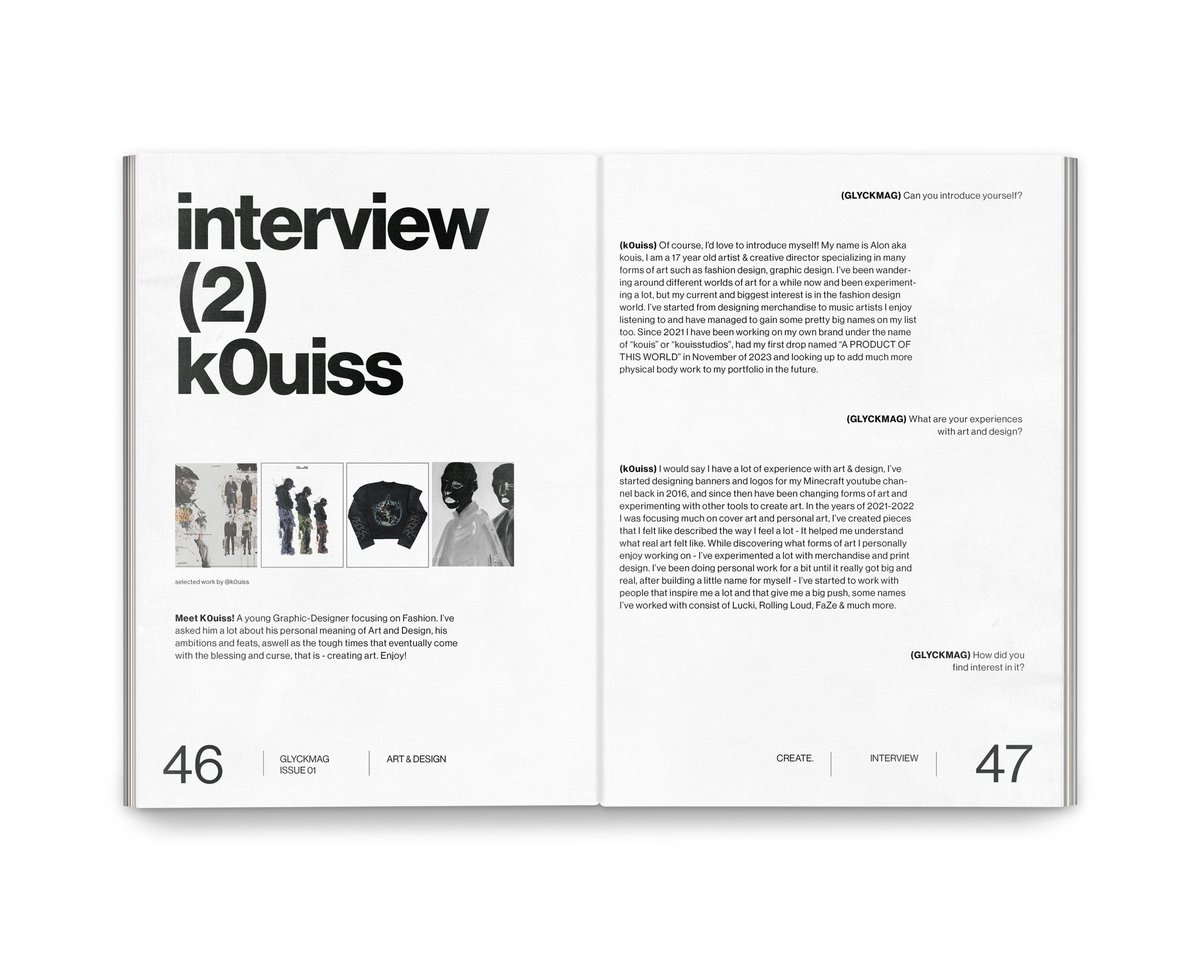 GLYCKMAG ISSUE 01
FULL PROJECT ON APRIL 28TH