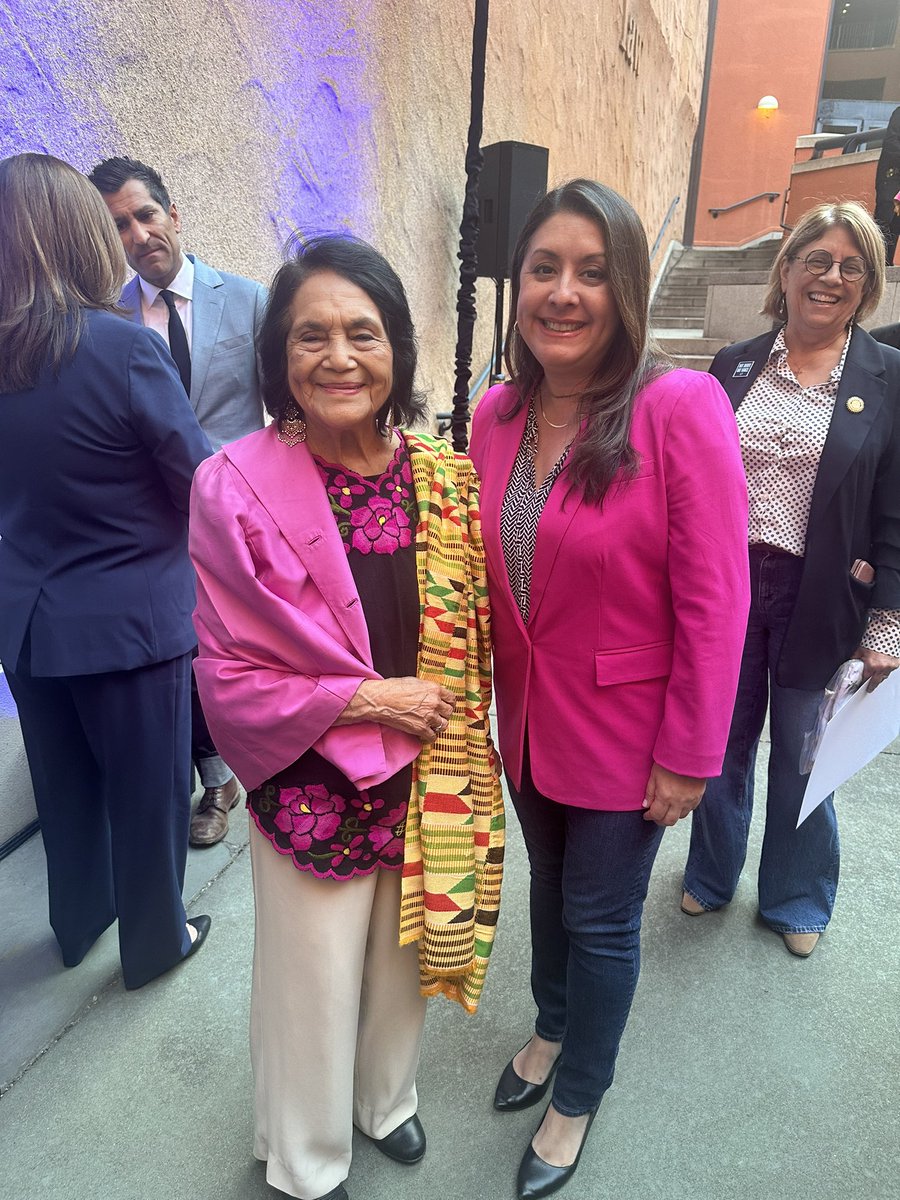 Happy 94th Birthday to Dolores Huerta! Yesterday, I attended her Sacramento birthday celebration. 🎉 #SiSePuede