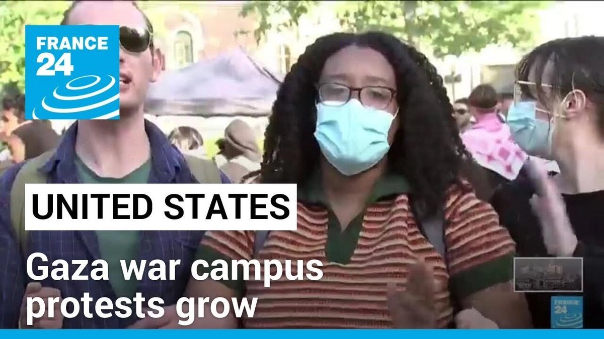 ▶️ US police clash with students as Gaza war campus protests grow f24.my/AHk9.x