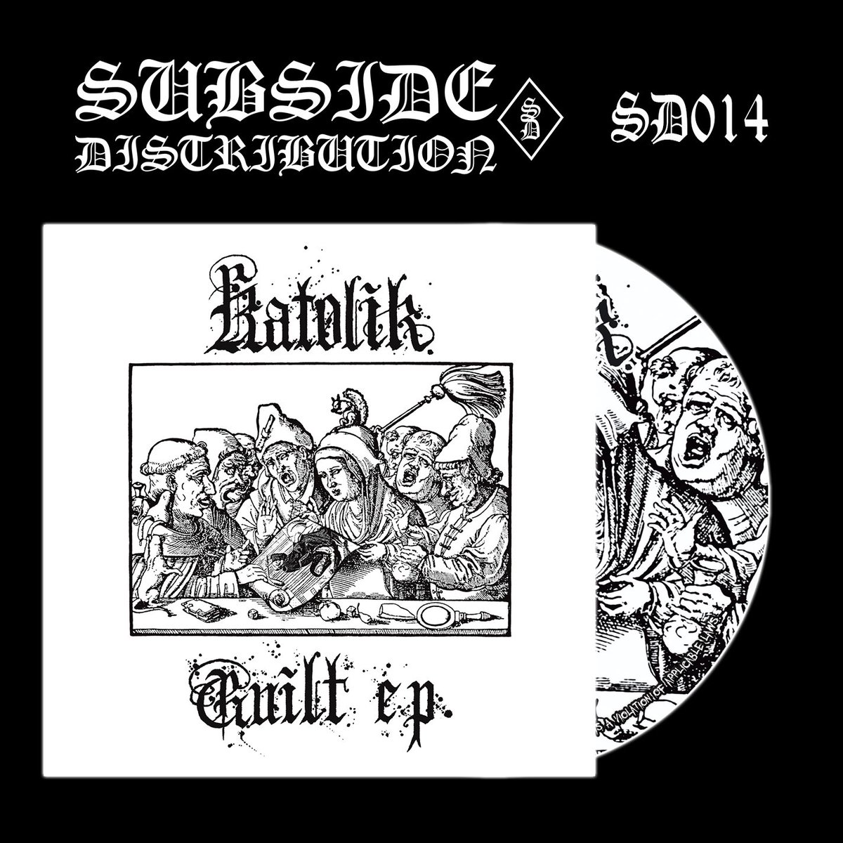 Subside Distribution, in collaboration with Repulsive Medias and Pyrrhic Defeat Records, presents the new 6 track EP ‘Guilt’ by kinky London punx Katolik. Available to stream on all platforms digitally and in CD format from May 10th 2024.

#punk #noisepunk #katolik #NewMusic2024