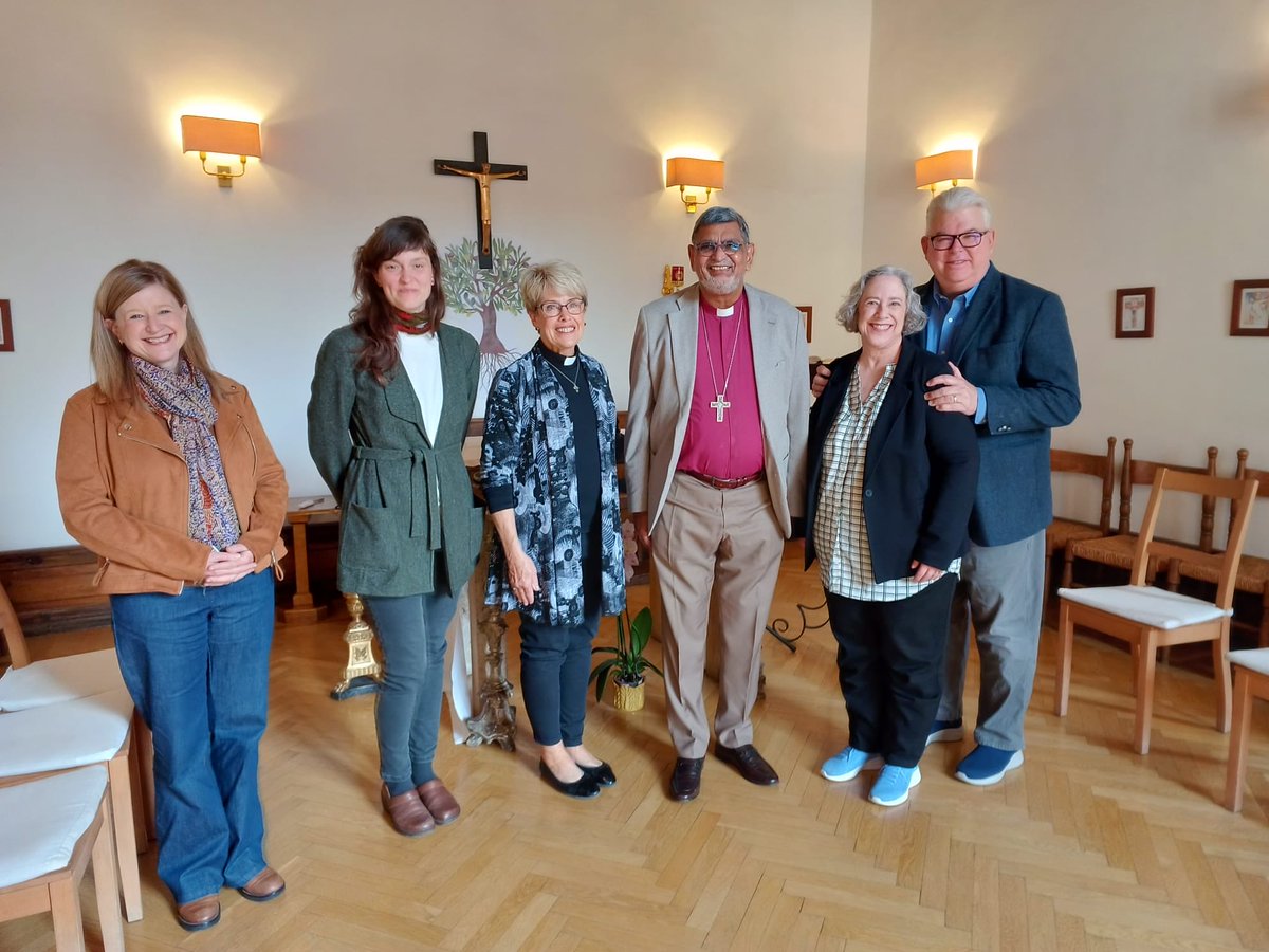 Revd. Judy Nelson, President of the General Synod of the Reformed Churches in America visited the Anglican Centre this morning. Interesting conversation around the need for Ecumenical collaboration!