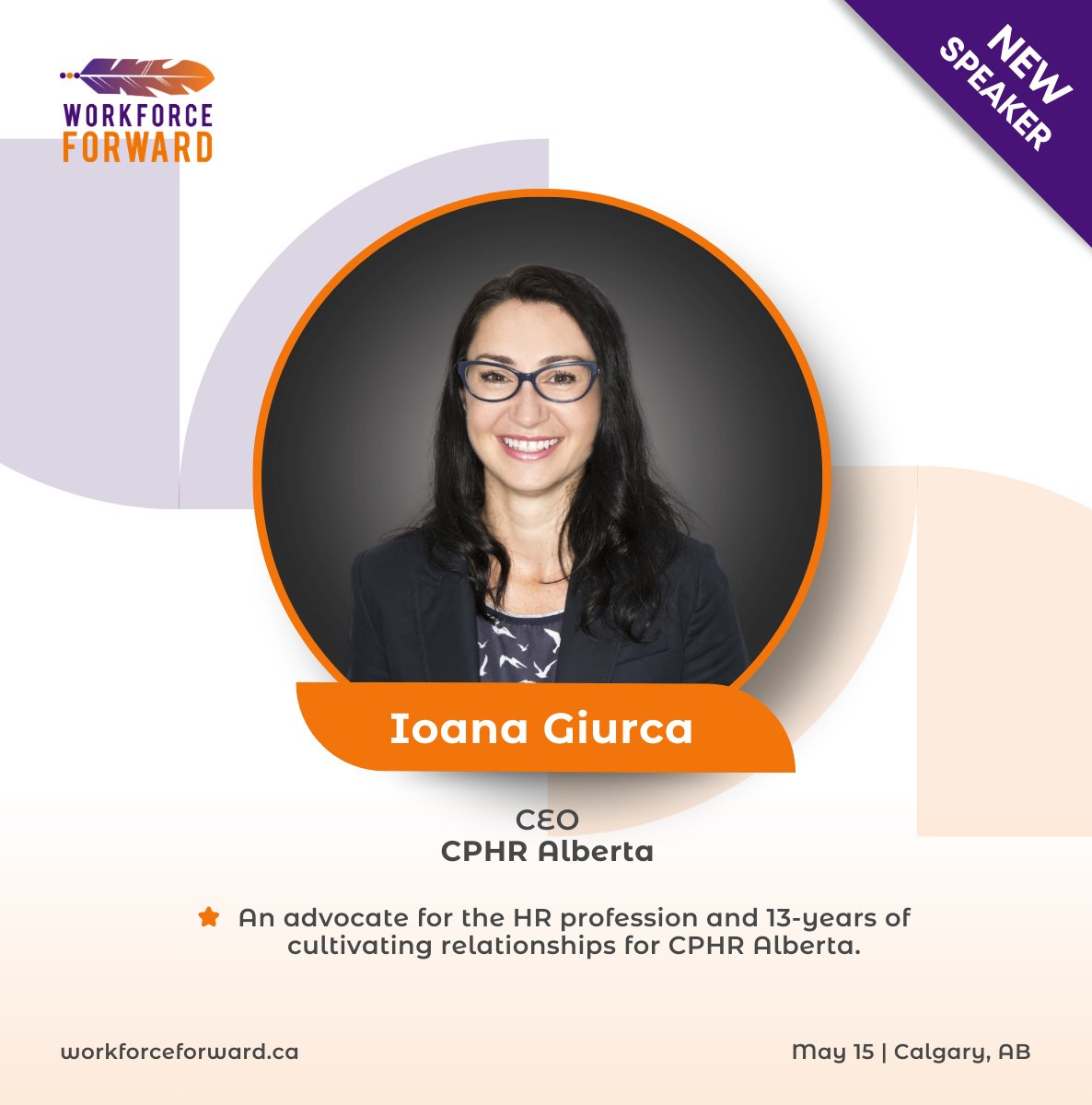 Kicking off Workforce Forward | WEST, is one of the biggest advocates for the HR profession in Alberta, Ioana Giurca! 🎉 

🎫 Tickets out now at 👉 hubs.la/Q02v40Fg0

🚨 Popular sessions are filling up. Secure your spot👉 hubs.la/Q02v40Fg0

<a href="/CPHRab/">CPHR Alberta</a>