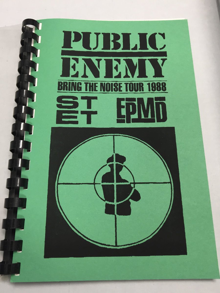 Public Enemy’s 1988 Bring The Noise Tour featuring EPMD and Stetsasonic. 📸: @MrChuckD