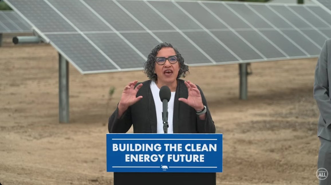 CARB Chair @mslianeran says a clean, reliable, affordable energy system will get us to carbon neutrality, and that more battery storage projects will help us make that a reality. #CleanEnergy