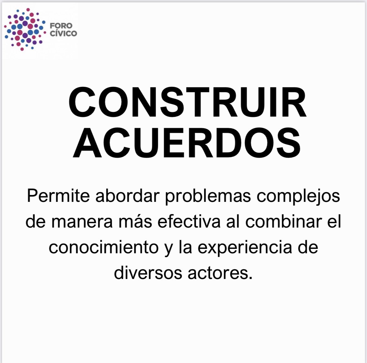 ForoCivicoVzla's tweet photo. El diálogo es el instrumento para construir un mejor mapa para los desafíos de hoy y de mañana. Dialogando podemos dibujar el futuro compartido que necesitamos. Ese es el resultado del camino del diálogo. #SomosForoCívico
#VzlaQuiereFuturo
#AgendaSocialYDeDerechos https://t.co/qg6OHOG3WD