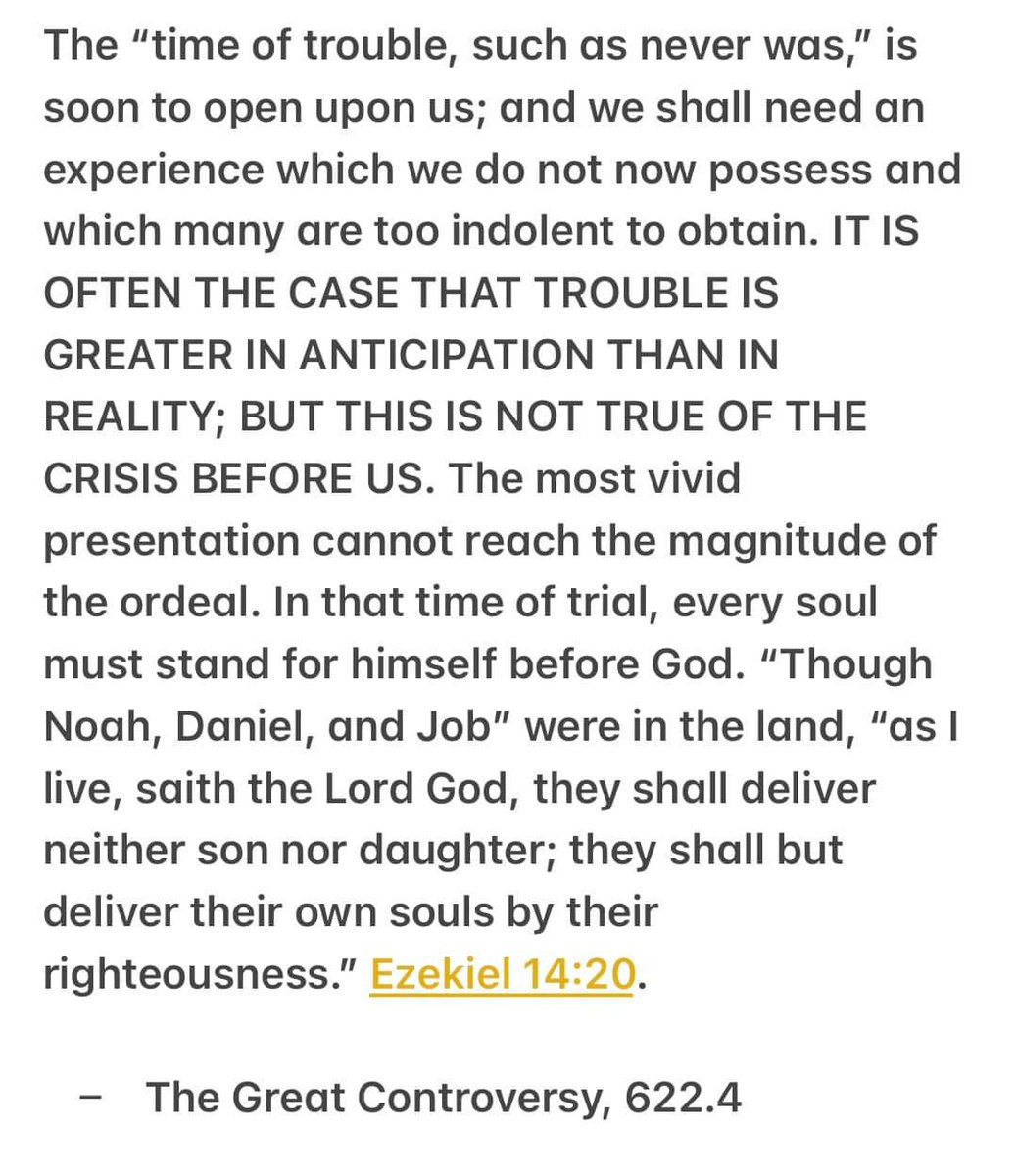 Godwakeupcall's tweet photo. The time of trouble
https://t.co/73SURCob8j
#time #timeoftrouble #case #reality #stand #righteousness #truth #AdventistYouth #ellenwhite #quoteoftheday #truthbetold #adventistchurch https://t.co/wnG0AFxEcL