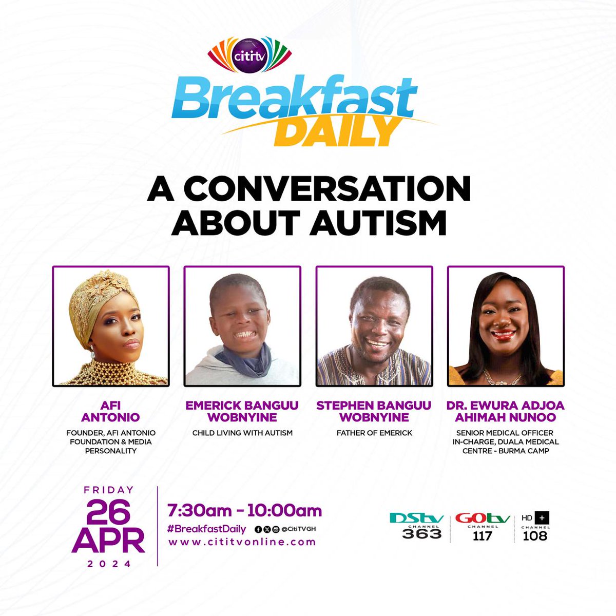 My last autism education for April (autism awareness month). Please join us tomorrow on @cititvgh at 8
30am. You don't want to miss this.

#blueapril 
#drewura
#autismawarenessmonth 
#autism 
#healthadvocate 
#healtheducation 
#television 
#cititv