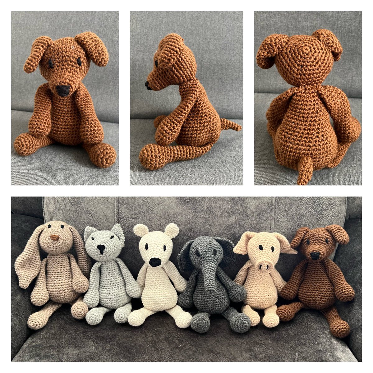 f33lthesun's tweet photo. @toft_uk No6 is Milo the dog.
#EdsAnimals #EdwardsMenagerie #EduCrochet https://t.co/8oE7sPgtg2