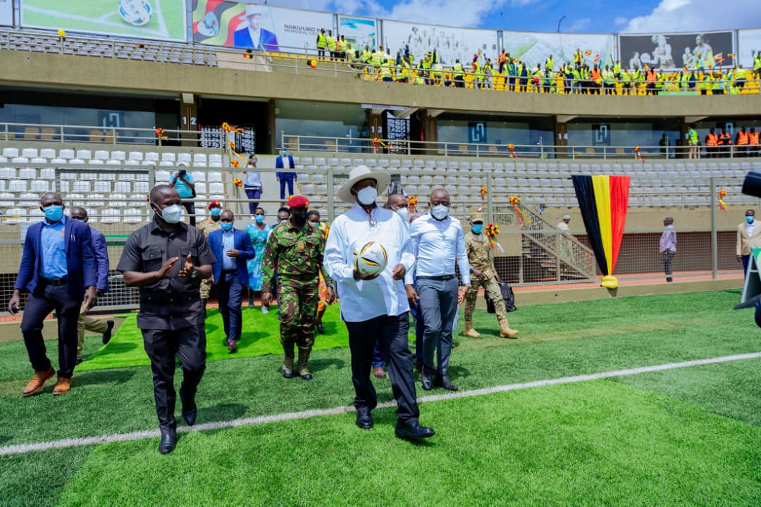Uganda is getting ready to host #AFCON2027. Nakivubo Stadium financed and constructed by @KiggunduHamis officially opened by H.E. @KagutaMuseveni