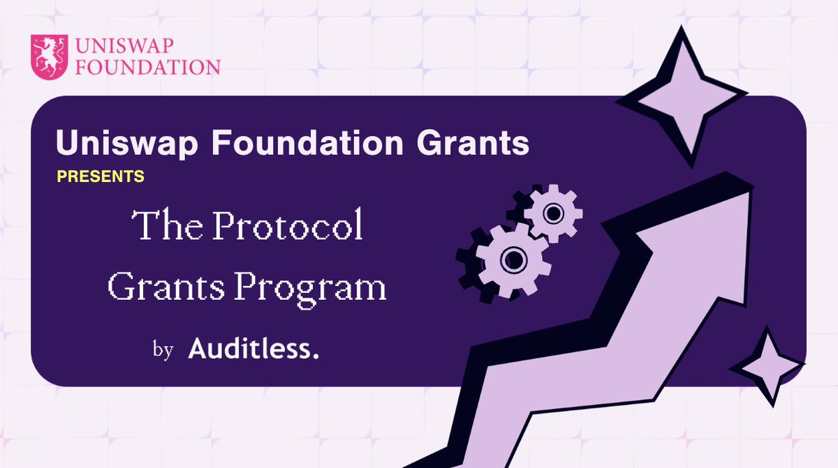 🗣️ Announcing $1.2M Grant to Auditless for the Protocol Grants Program! We're excited to share the 1st initiative under the Protocol funding category: a grant to @Auditless to lead Protocol Innovation.