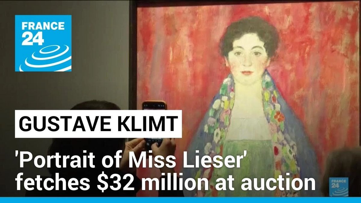 ▶️ Klimt's 'Portrait of Miss Lieser' fetches $32 million at auction f24.my/AHkH.x