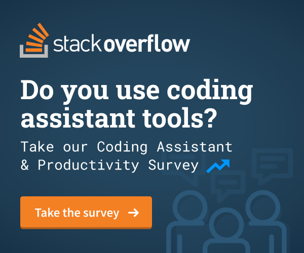 Do AI code gen assistants make devs more productive? How do you measure developer productivity? 🤔 We want to hear from you! Weigh in and take our AI assistant and productivity survey: stackoverflow.az1.qualtrics.com/jfe/form/SV_5u…