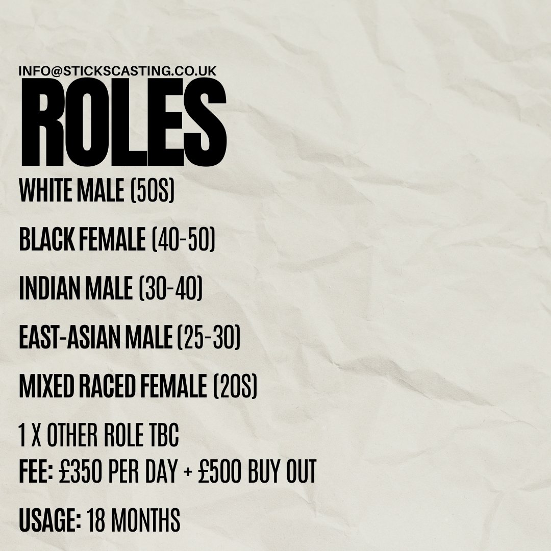 Sticks Casting tweet media