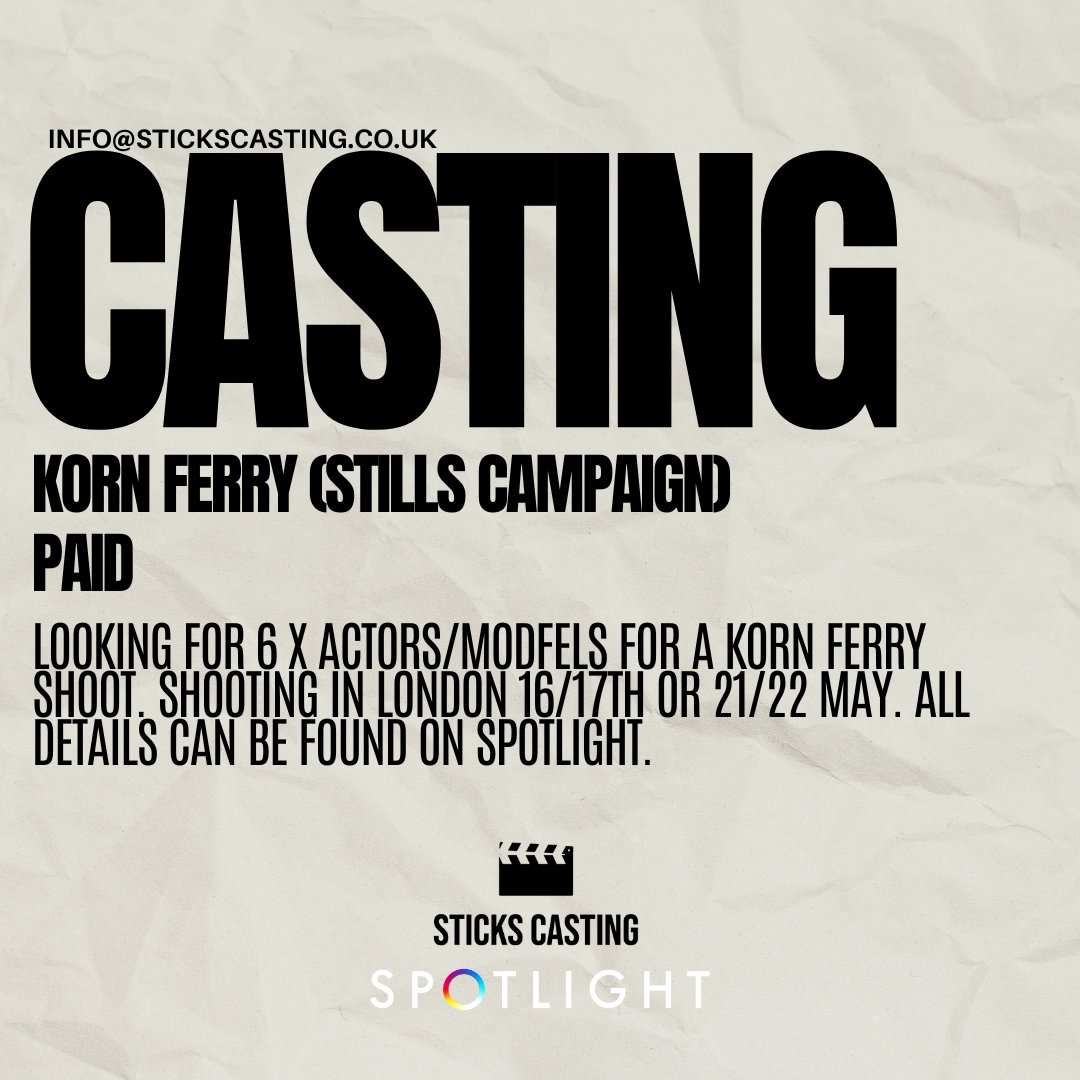 Sticks Casting tweet media