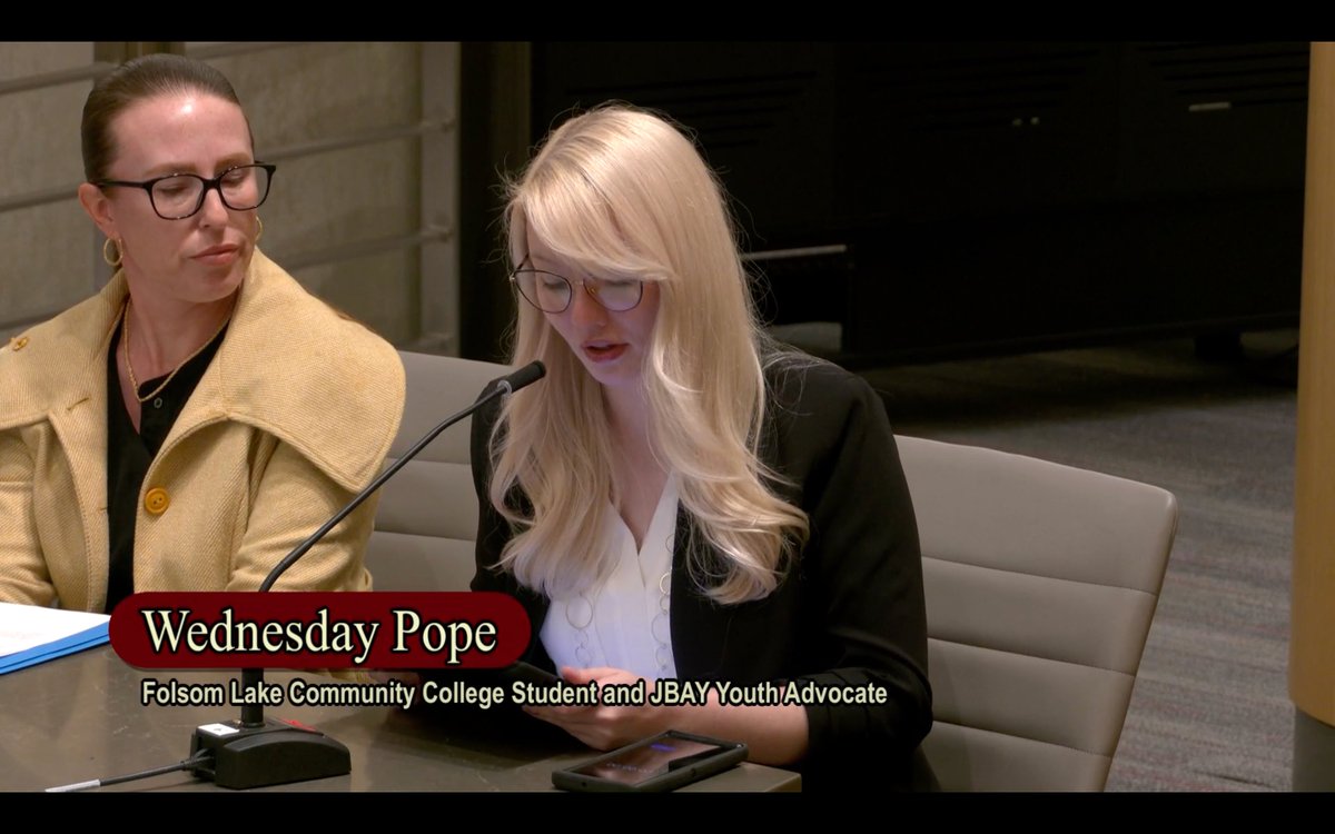 EndChildPovCA's tweet photo. 🌱"While in extended foster care I experienced homelessness for a year while placed in a #SILP. Living in my car was safer then what I may have been able to afford. If the SILP housing supplement was in place I could've had safe, stable housing."-Wednesday Pope,
@JBAY Youth https://t.co/uBRPRZxIy2