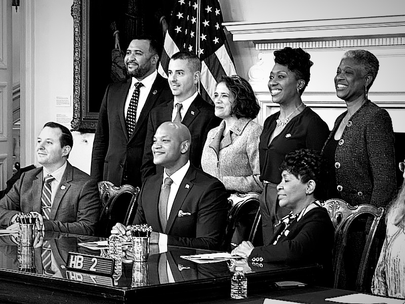 Honored to have mine and @AntonioHayes40 HB2 signed into law by @GovWesMoore. Thankful for the support of @odetteramosbaltimore @councilmanetc @mayorbmscott @dm_justinwilliams. HB2 is a valuable tool for the city to flight vacant & blighted properties. #Working4MD #MDGA24