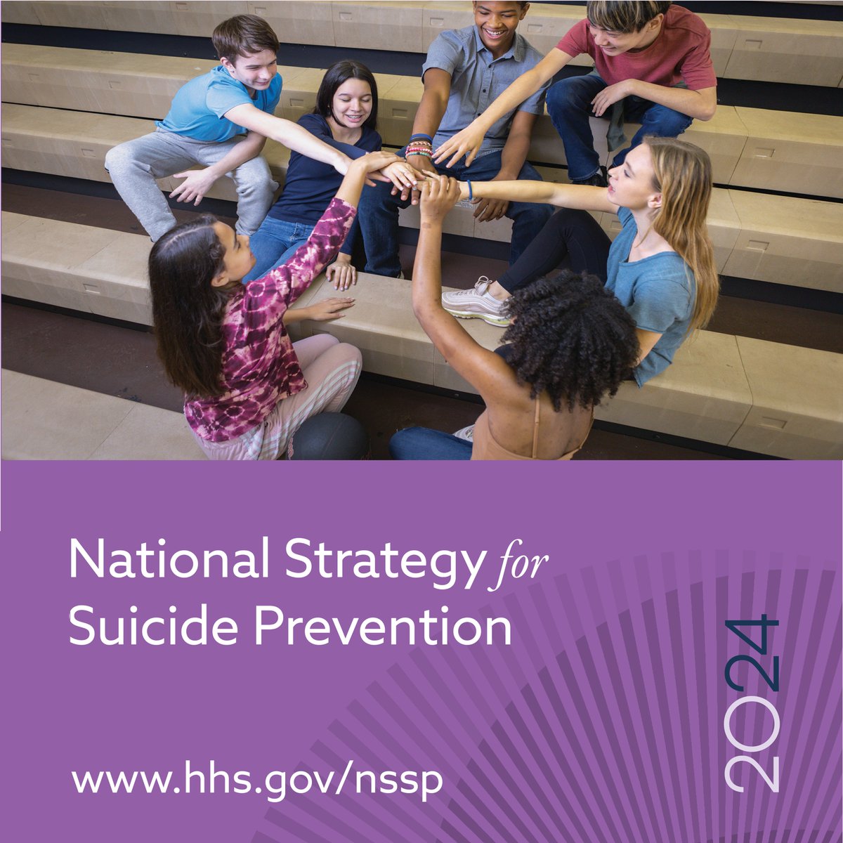 Just released: The 2024 National Strategy for Suicide Prevention from @HHSgov. It is a bold new 10-year whole-of-society approach that provides concrete recommendations for addressing gaps in the suicide prevention field. hhs.gov/nssp @Action_Alliance