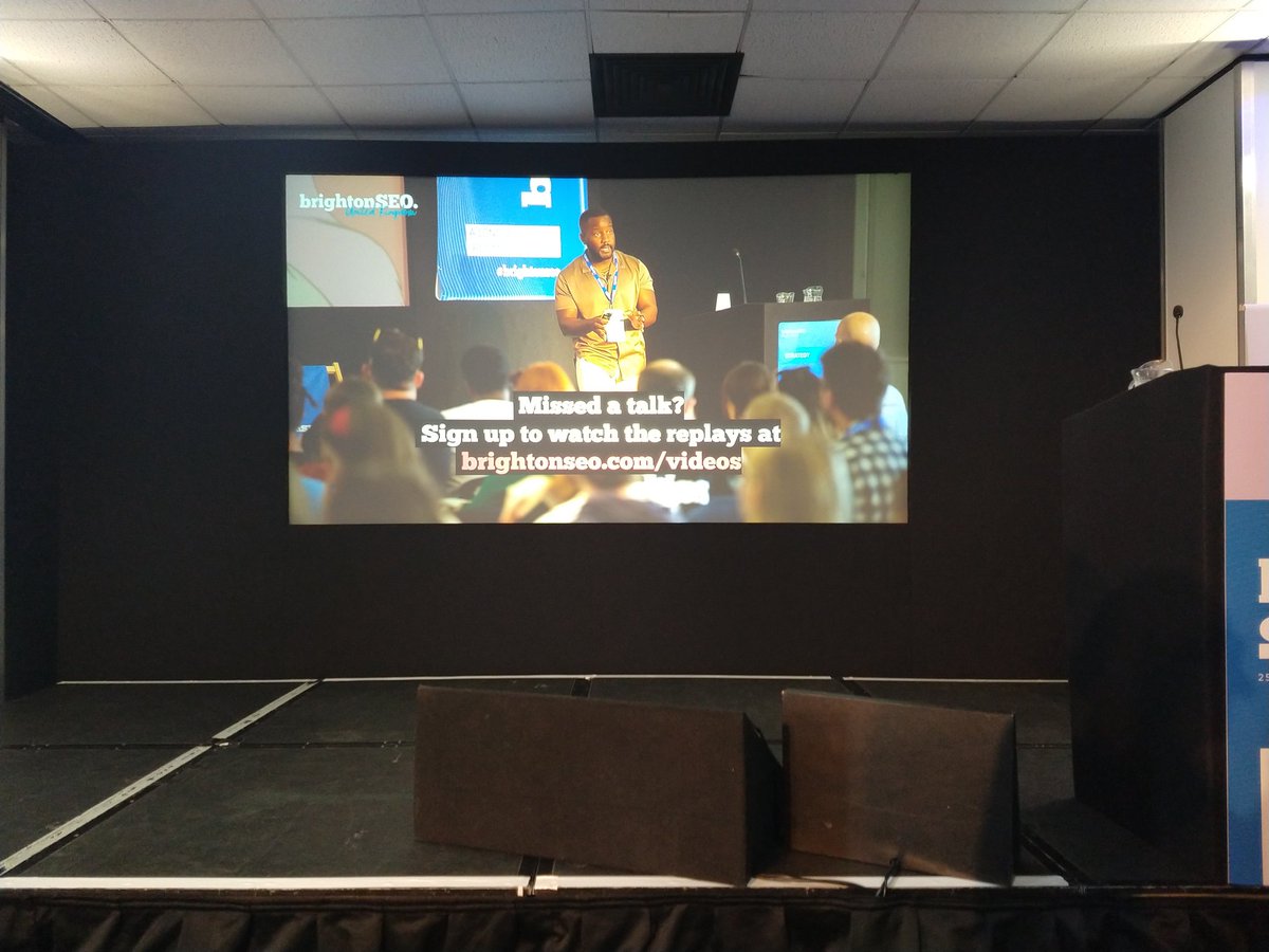 πΊπ¦ Andrew 'Optimisey' πΊπ¦ (@optimisey) on Twitter photo Currently at #BrightonSEO.
A familiar face in the venue slides... <a href="/ThierryAlain/">π Thierry</a>. πππ Currently at #BrightonSEO.
A familiar face in the venue slides... <a href="/ThierryAlain/">π Thierry</a>. πππ