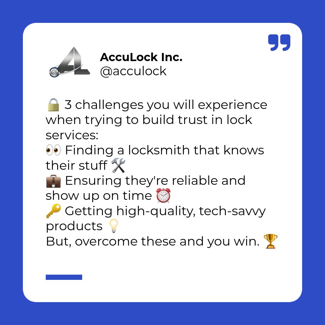 AccuLockInc's tweet image. 🤝 Trust is key, and at AccuLock Inc., we're the masters of locks! 🌟 🔐 Need RFID lock repairs or service? We've got you! Tap into security with #AccuLock 📲 acculock.com #HospitalitySecurity #RFIDLocks #electroniclocksmith #rfid #electroniclocks #hoteldoorlocks