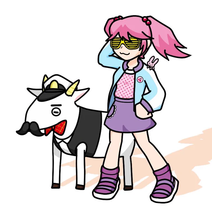 #私はこういう絵描きです見た絵描き全員参加 ヤギ