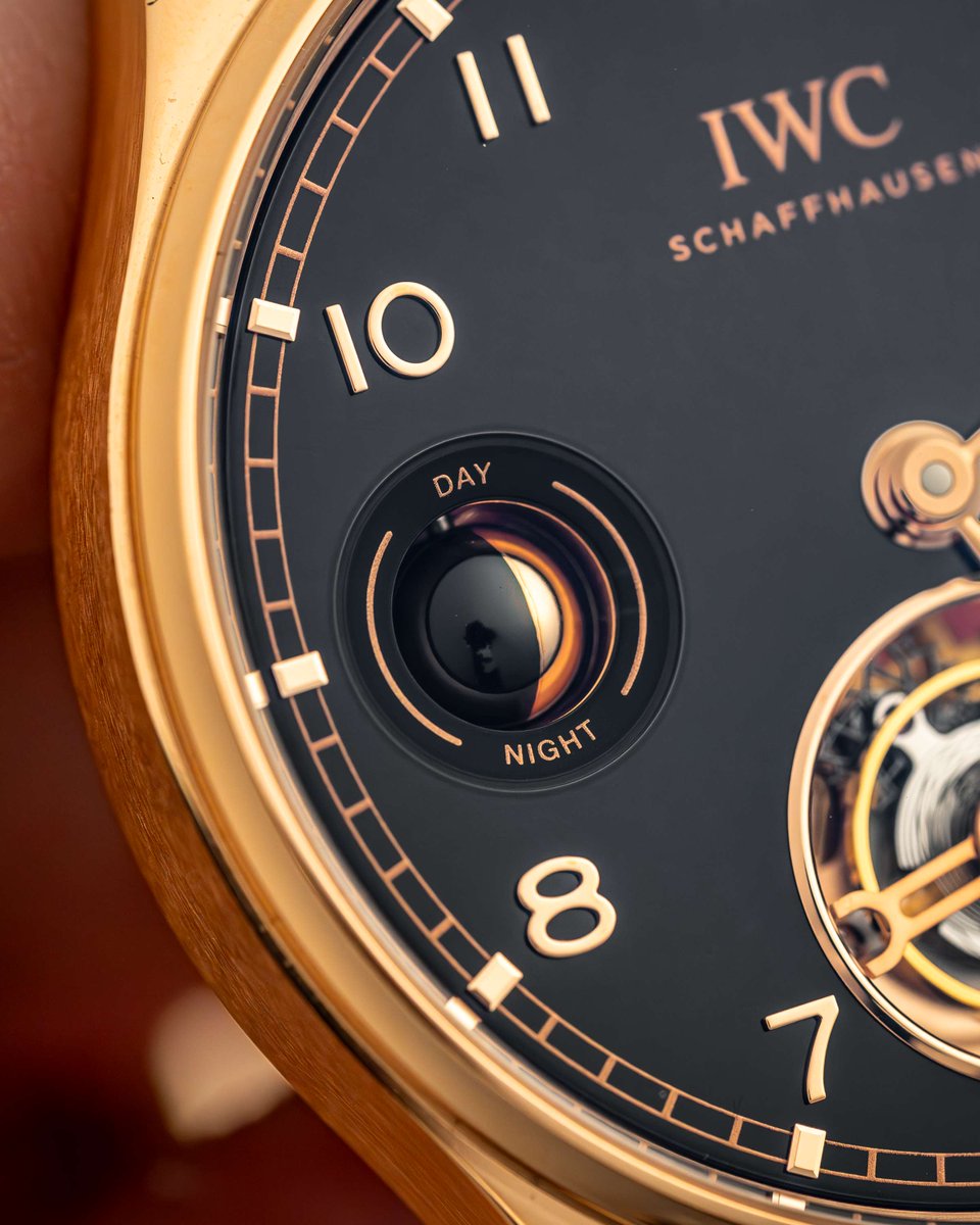 baldassarreted's tweet photo. What do you think of the black and gold IWC Portuguese Tourbillon Day & Night?
.
#goldwatch #tourbillon #tourbillonwatch #tourbillontuesday #iwcwatch #luxurywatch #luxurywatches #luxurywristwatch #teddybaldassarre #watchcollector #wristwatch #watchenthusiast #wristwatches https://t.co/8k1C0iM3PP