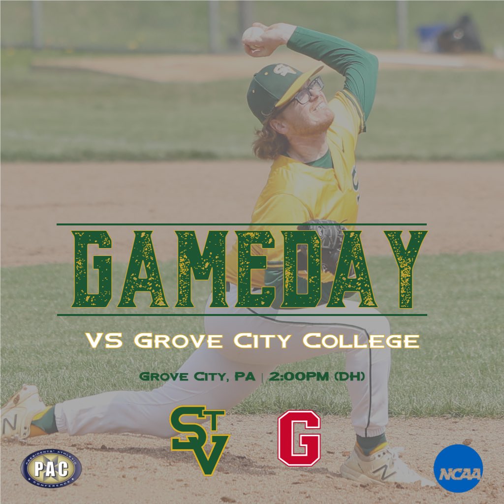🚨GAME DAY🚨 The Bearcats are back on the road for another pivotal PAC double header with the Wolverines. 🆚: @GCC_bsb ⌚️: 2:00pm (DH) 📍: Grove City, PA 🏟️: R. Jack Behringer Field 🌡: 55* ☁️ 📊: athletics.gcc.edu/sidearmstats/b… 🎥: vimeo.com/showcase/11062… 🐻⚾️ #GoBearcats