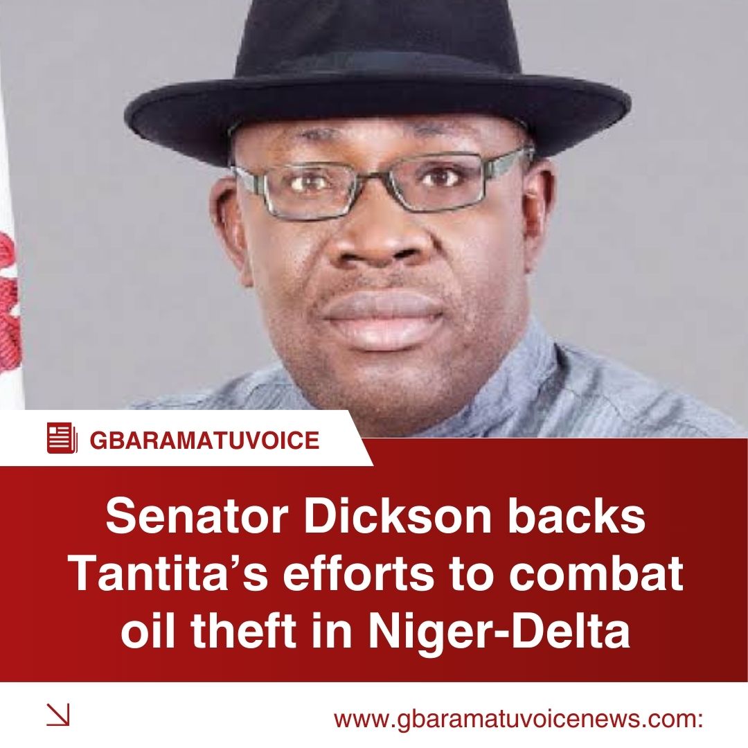 Senator Dickson backs Tantita’s efforts to combat oil theft in Niger-Delta Read more at: gbaramatuvoicenews.com/senator-dickso… @Tantita_ @iamHSDickson