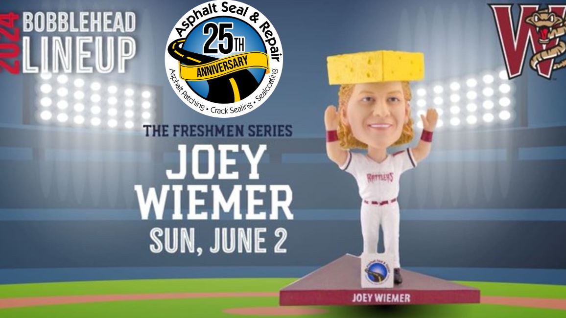 ASR_Wisconsin's tweet image. Brewers: Joey Wiemer Cheesehead Bobblehead, June 2 (Wisconsin Timber Rattlers) featured on MLB.com @TimberRattlers mlb.com/news/best-mino…